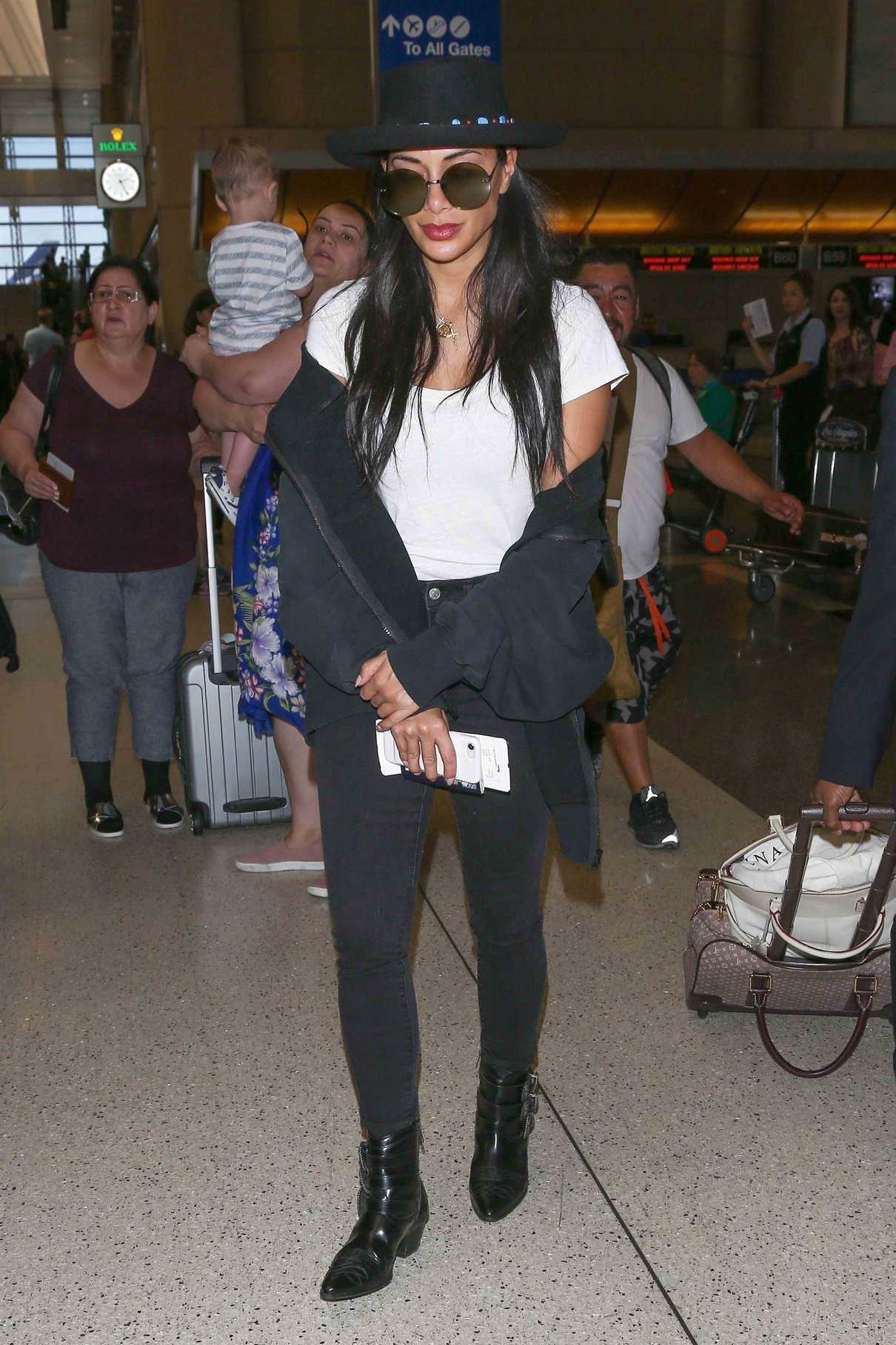 Nicole Scherzinger at LAX Airport in Los Angeles 06/26/2018-4