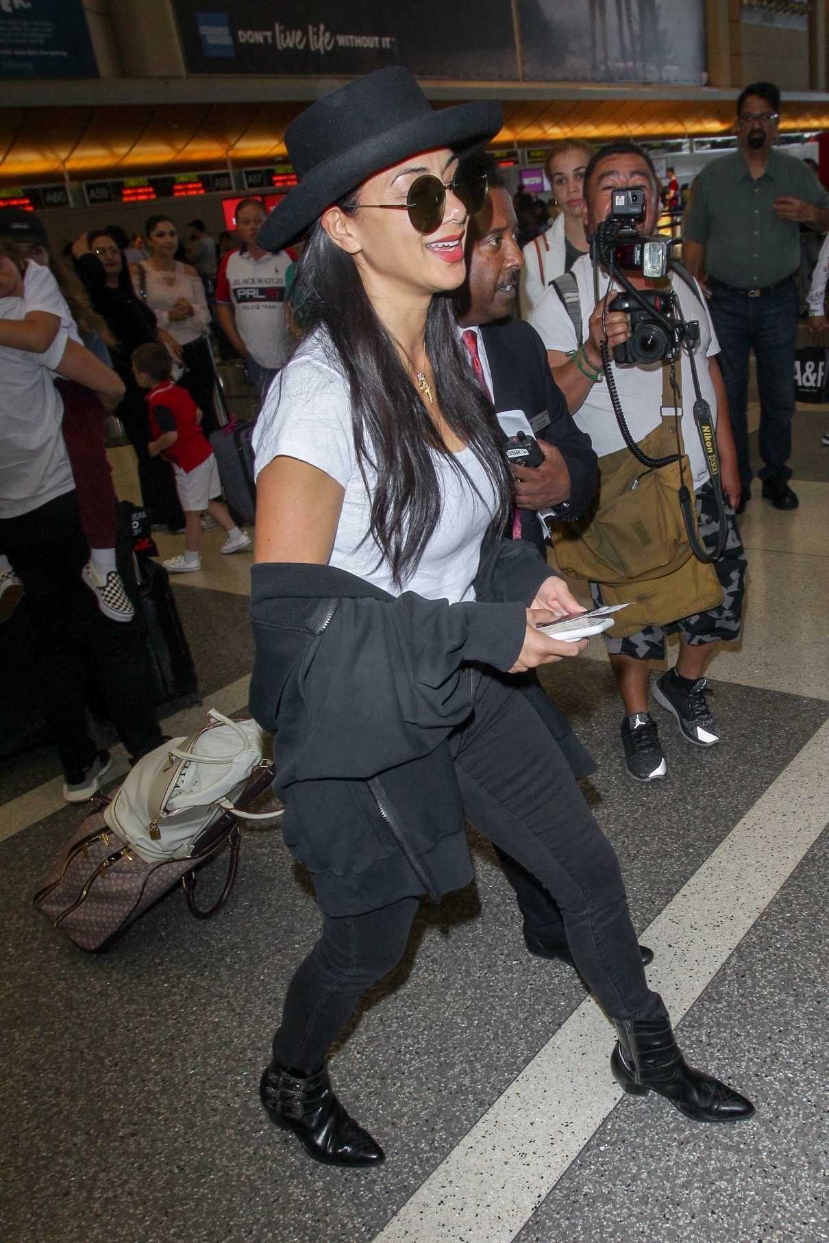 Nicole Scherzinger at LAX Airport in Los Angeles 06/26/2018-5