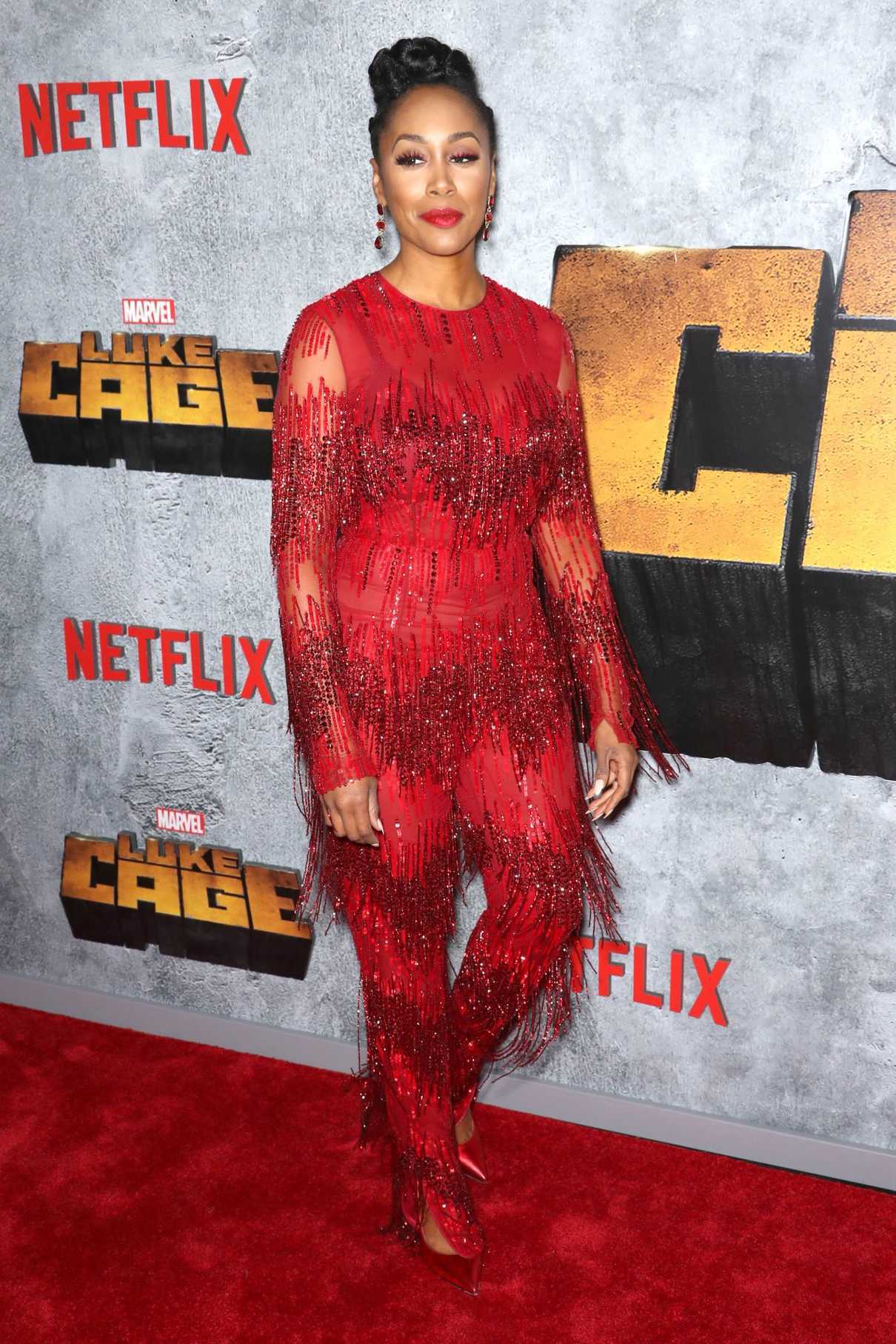 Simone Missick at the Luke Cage TV Series Premiere in New York 06/21/2018-2