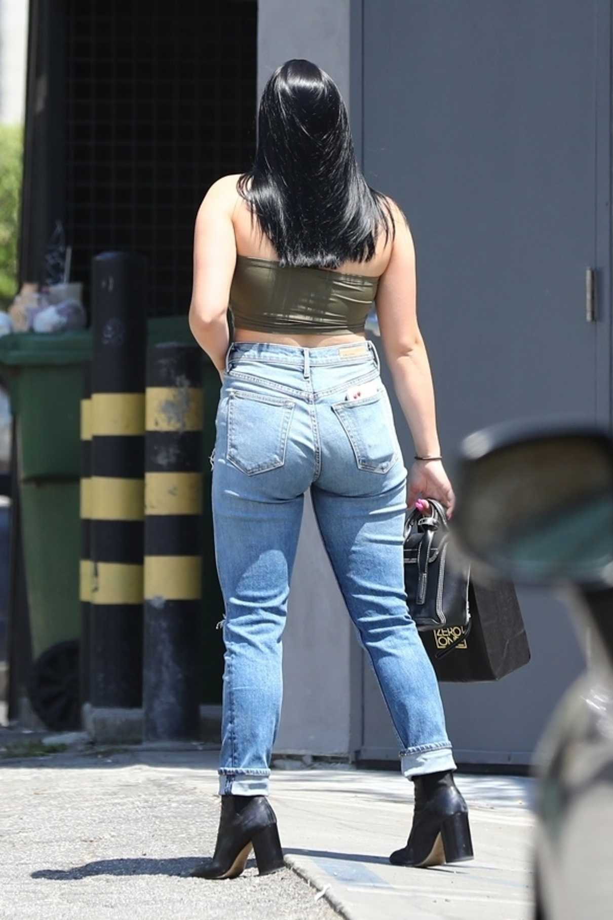 Ariel Winter in a Military Sports Top