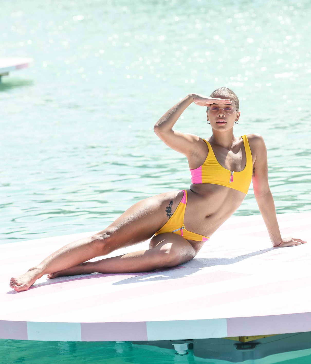 Jasmine Sanders in Bikini at the Revolve Summer Event in Bermuda 07/17/2018-3