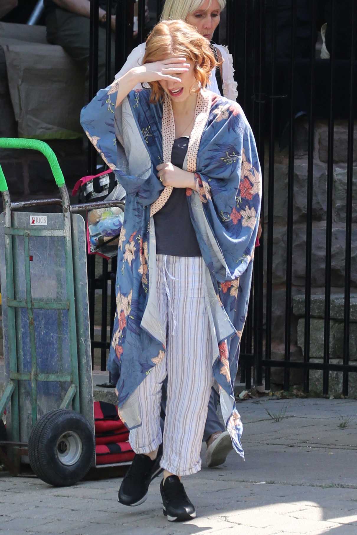 Jessica Chastain on the Set of IT: Chapter Two in Toronto 07/10/2018-2