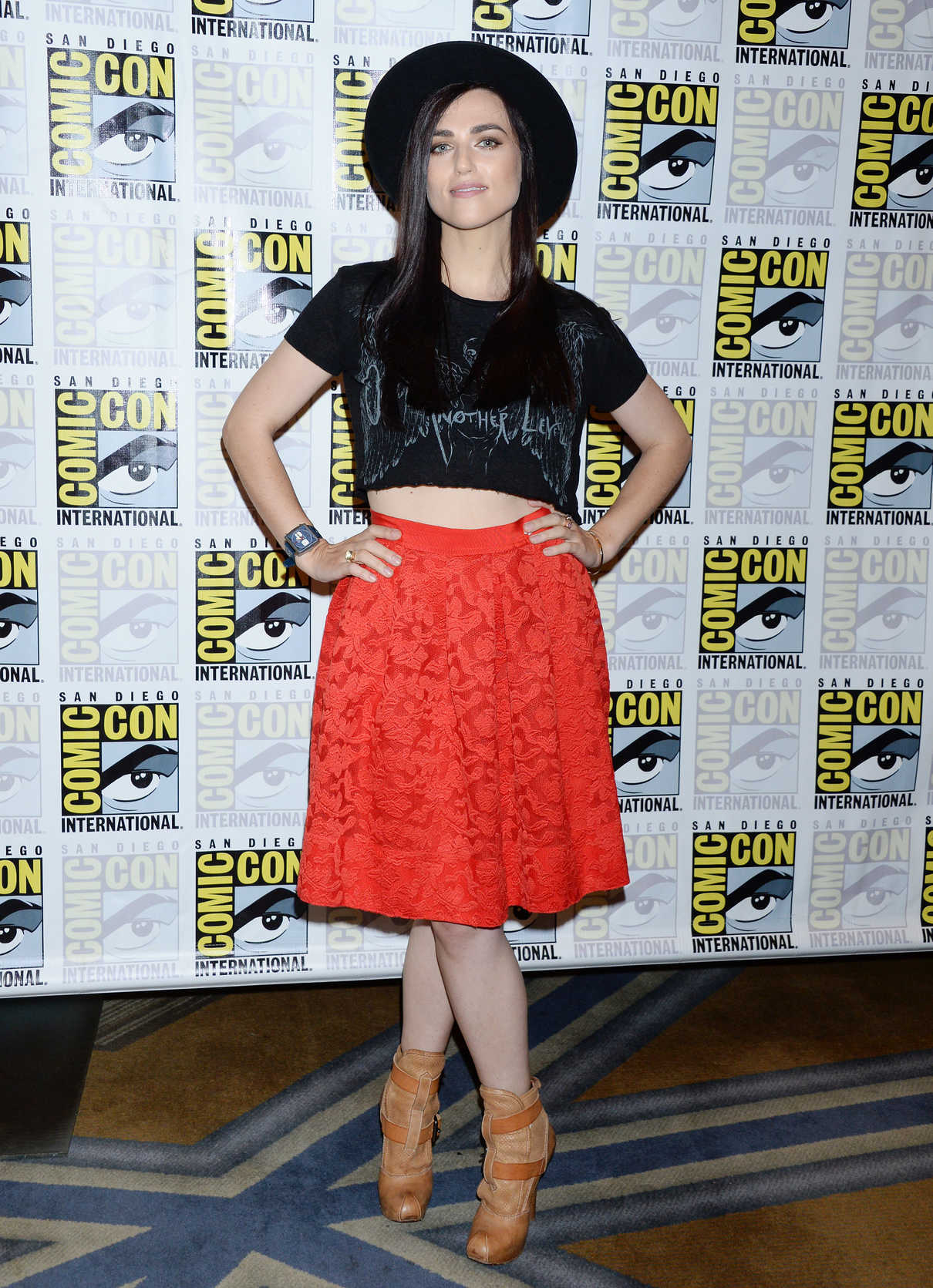 Katie McGrath at the Supergirl Press Line During 2018 Comic-Con in San Diego 07/21/2018-2