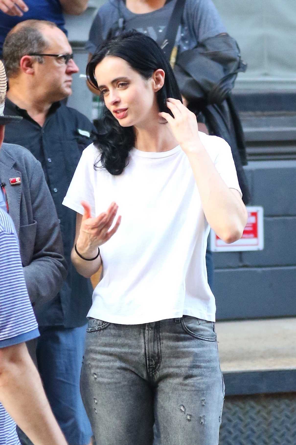 Krysten Ritter on the Set of Jessica Jones in Tribeca, New York 07/05/2018-5