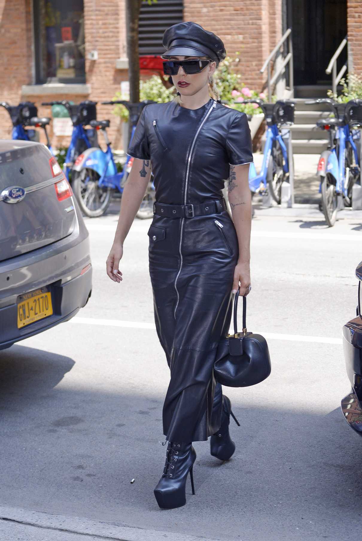 Lady Gaga Arrives to a Studio in New York City 07/11/2018-2