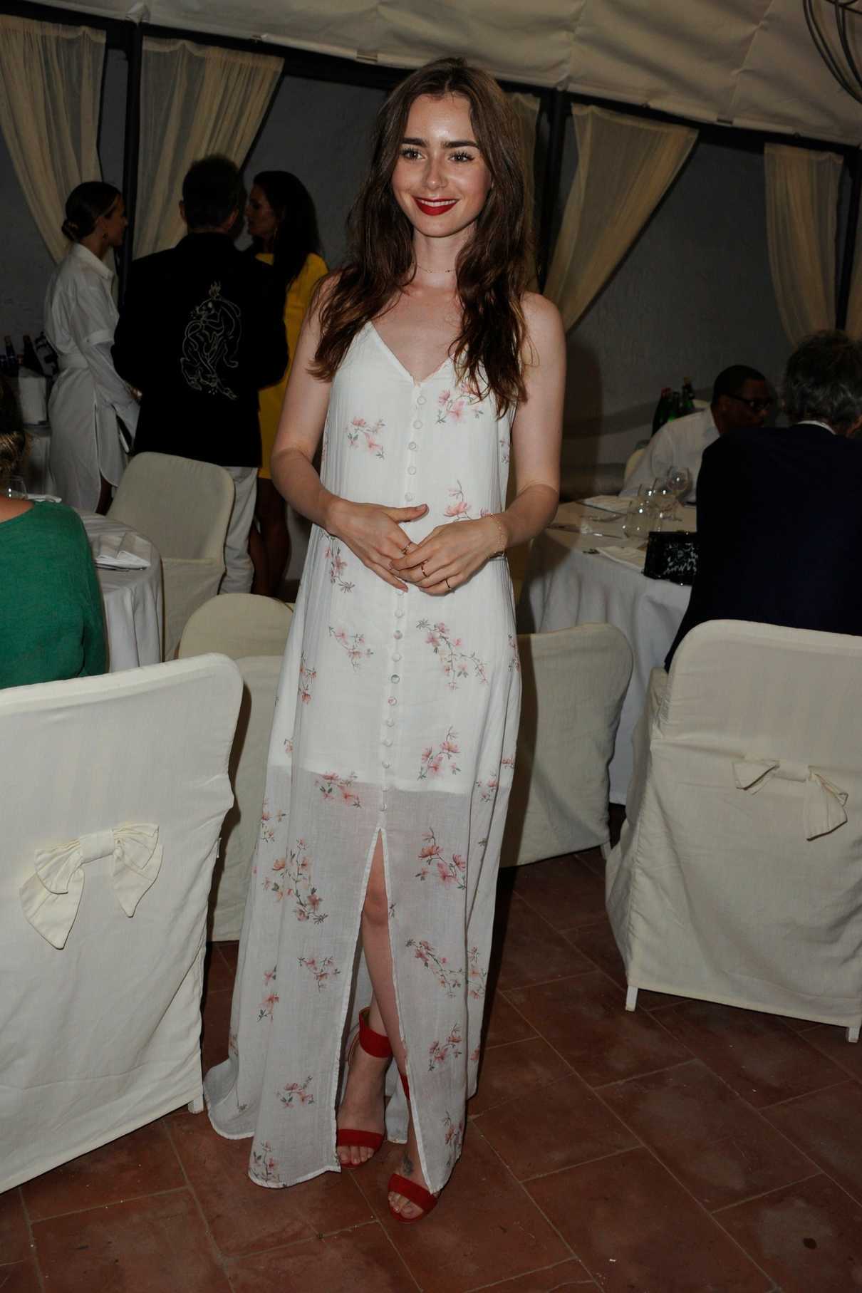 Lily Collins Attends 2018 Ischia Global Film and Music Festival in Ischia, Italy 07/17/2018-3