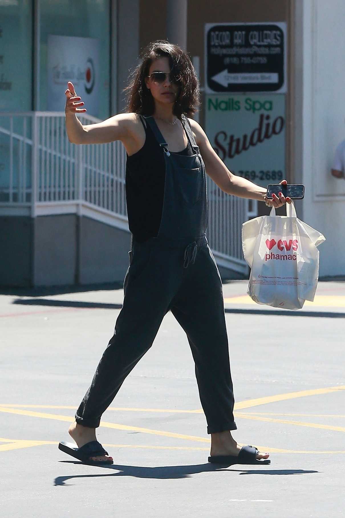 Mila Kunis Does Some Shopping at CVS Pharmacy in Studio City 07/05/2018-4