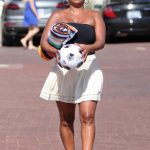 Nia Long Was Spotted with a Ball in a Parking Lot in Malibu 07/16/2018