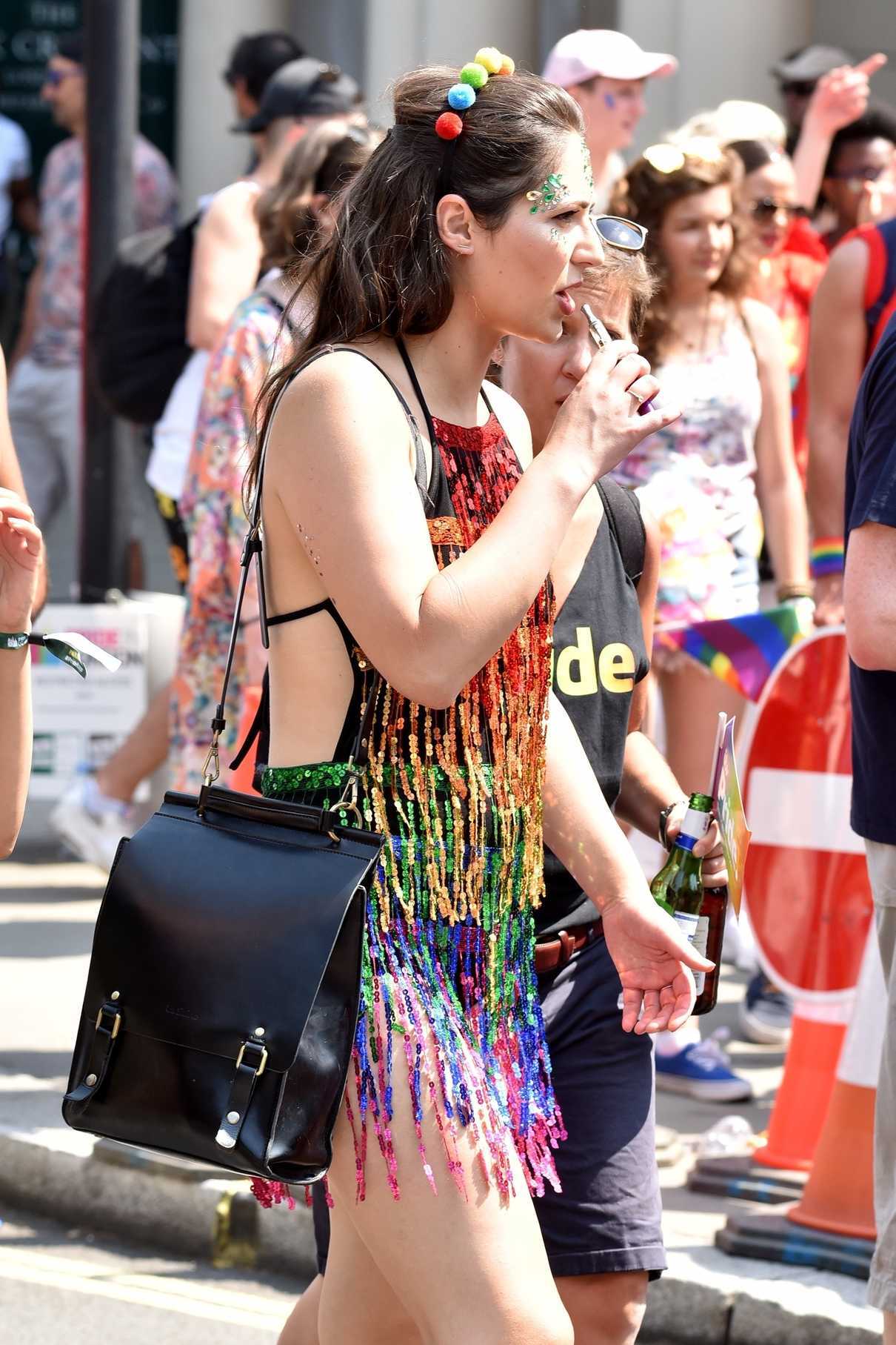 Nicola Thorp Takes Part in the Pride Parade in London 07/07/2018-3