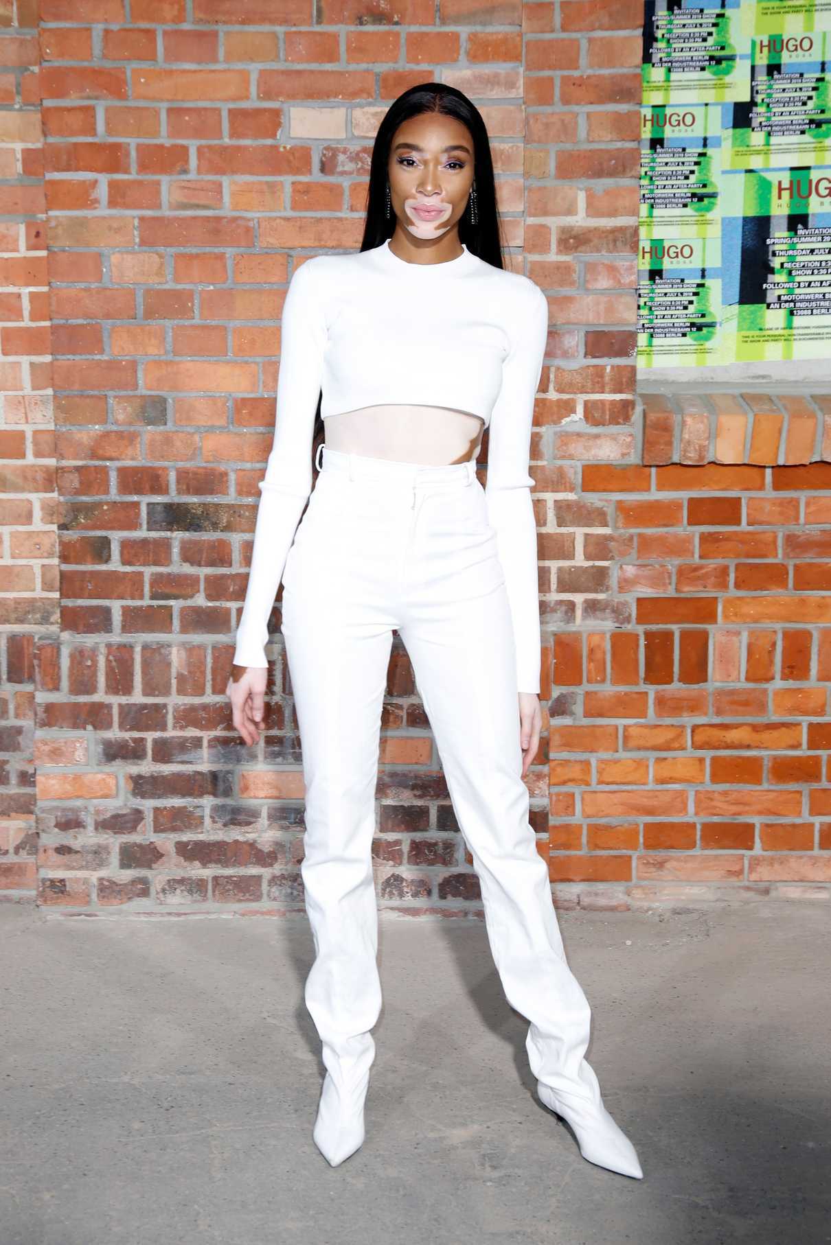 Winnie Harlow Attends the Hugo Boss Show During the Mercedes-Benz Fashion Week in Berlin 07/05/2018-1