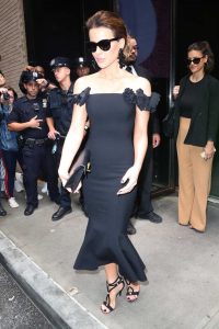 Kate Beckinsale in a Black Dress