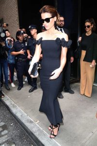 Kate Beckinsale in a Black Dress