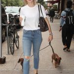 Kelly Rutherford Walks Her Dogs in New York City 09/12/2018