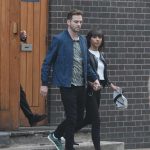 Roxanne Pallett in a Black Leather Jacket Leaves Her Hotel in London 09/03/2018