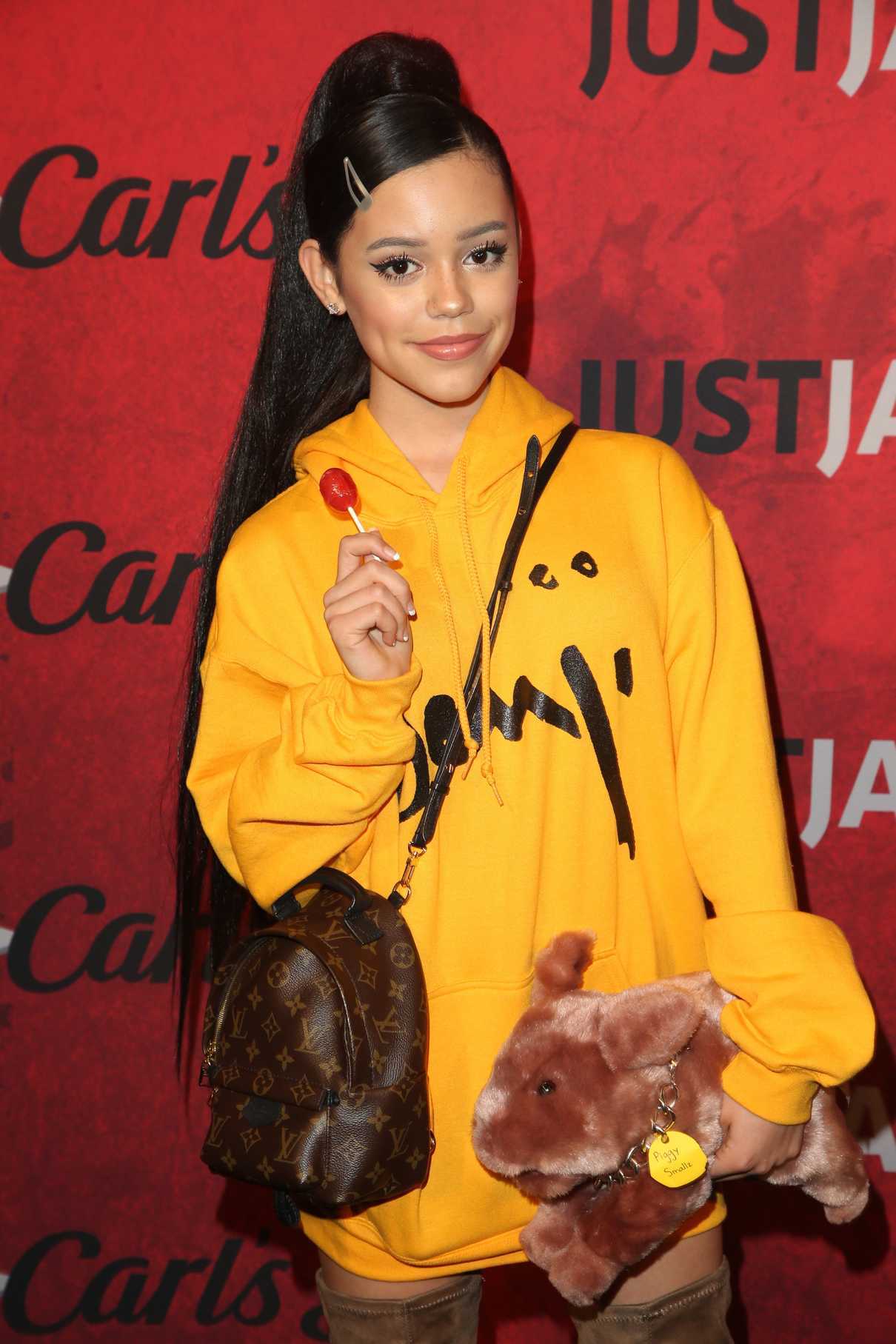 Jenna Ortega Arrives at the Just Jared Halloween Party in West