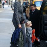 Karolina Kurkova in a Gray Suit Was Seen Out in New York 10/30/2018