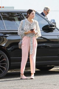 Katharine McPhee in a Pink Trousers