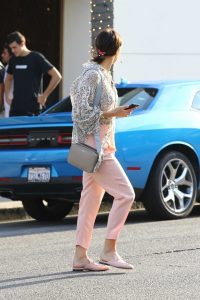 Katharine McPhee in a Pink Trousers