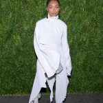 Logan Browning Attends CFDA Vogue Fashion Fund 15th Anniversary Awards in NYC 11/05/2018