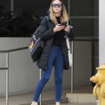 Amanda Bynes in a Black Down-Padded Coat Was Seen Out in Los Angeles 12/06/2018