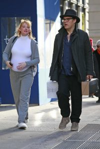 Haley Bennett in a Gray Tracksuit