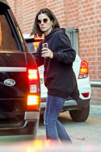 Sandra Bullock in a Black Hoody