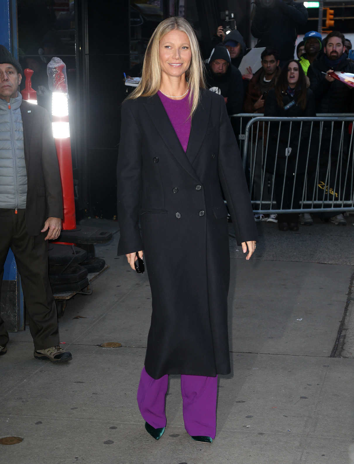 Gwyneth Paltrow in a Black Coat