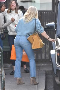 Hilary Duff in a Blue Jeans