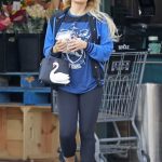 Holly Madison in a Black Leggings Was Seen Out in Los Angeles 01/11/2019