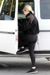 Lucy Hale in an All Black Outfit