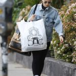 Rooney Mara in a Denim Jacket Goes Shopping in Hollywood 01/29/2019