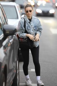 Rooney Mara in a Denim Jacket