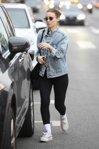 Rooney Mara in a Denim Jacket