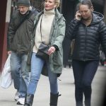 Cameron Diaz in a Green Parka Was Seen Out in New York 02/15/2019