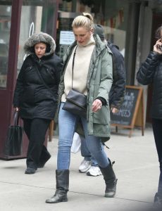 Cameron Diaz in a Green Parka