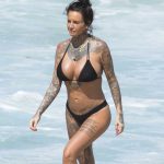 Jemma Lucy in Bikini on Bondi Beach in Sydney 02/26/2019