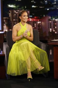 Jennifer Lopez in a Yellow Dress