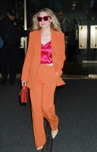 Kristen Bell in an Orange Suit