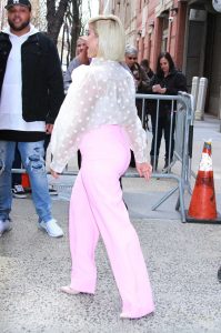 Bebe Rexha in a Pink Pants