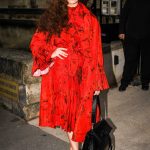 Katherine Langford Leaves the Valentino Show During PFW in Paris 03/03/2019