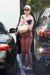 Katy Perry in a Pink Sweatshirt