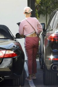 Katy Perry in a Pink Sweatshirt