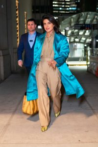 Priyanka Chopra in a Beige Suit