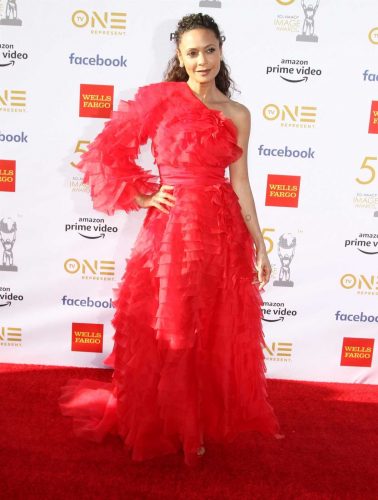 Thandie Newton Attends the 50th Annual NAACP Image Awards in LA 03/30
