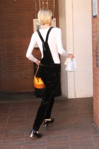 Jaime King in a Black Overalls