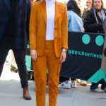 Lauren Cohan Leaves AOL Build Studio in New York 04/04/2019