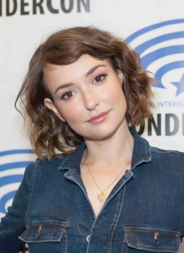 Milana Vayntrub Attends Marval Rising Press Line During 2019 WonderCon ...