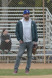 Ben Affleck in a Blue Cap