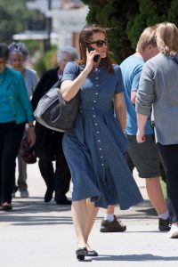 Jennifer Garner in a Blue Dress