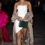 Leigh-Anne Pinnock in a White Dress Was Seen Out in London 05/05/2019